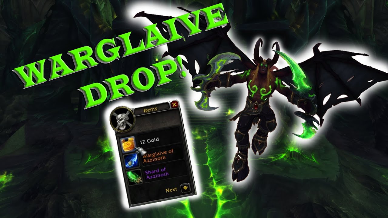 WoW Legion: WARGLAIVE DROP! | World Of Warcraft Legion Pre-Patch