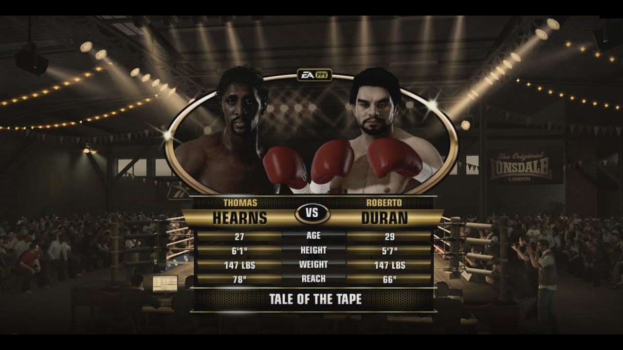 Fight Night Champion: Thomas Hearns vs. Roberto Durán II
