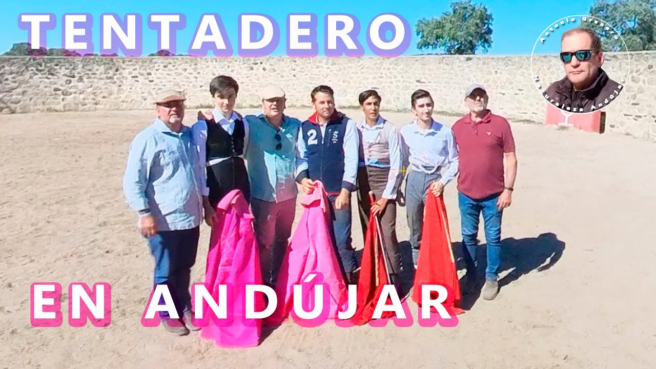 Tentadero en la Sierra de Andújar Novillero Alfonso Morales de Jaén
