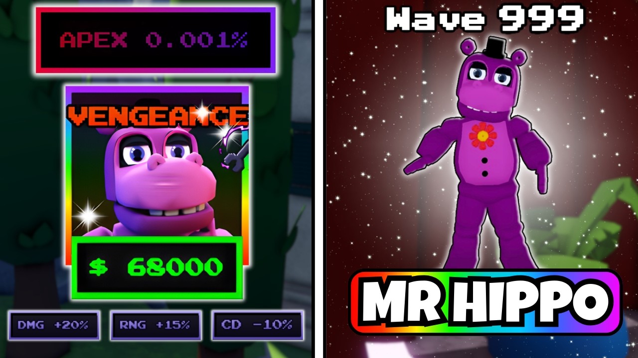 Неужели MR HIPPO UNIT действительно хорош? (Five Nights TD)