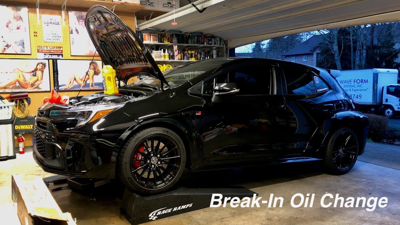 Toyota GR Corolla Break-In Oil Change
