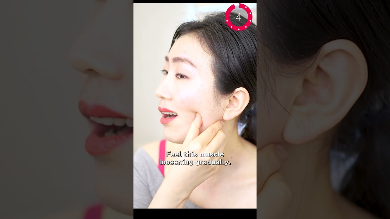 Do this massage to tighten up facial contour!