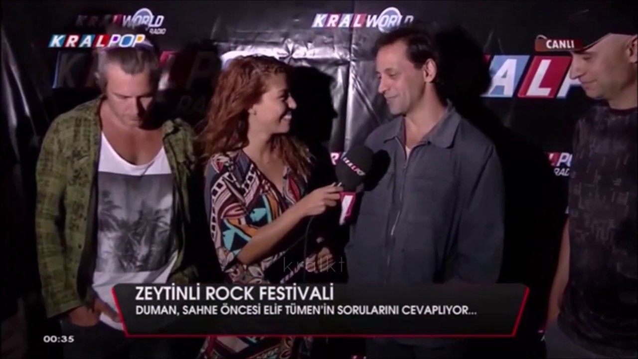 Duman-Röportaj (Zeytinli Rock Festivali, 2016)