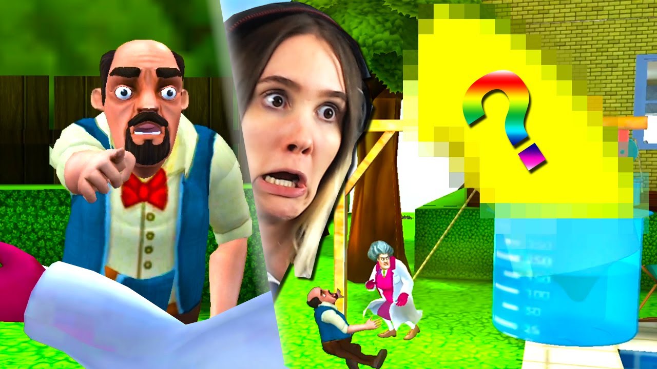 Opettaja Leikki Tiedemiest&auml;... SIIN&Auml; EI HYVIN K&Auml;YNYT! (Scary Teacher 3d)
