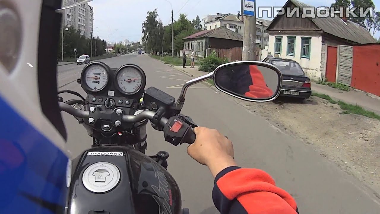 За рулем HONDA CB600F Hornet