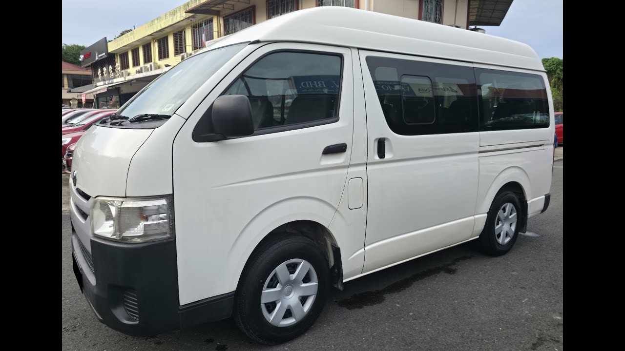 2015 Toyota HIACE HIGH ROOF KDH200 2.5 M (DIESEL) WINDOW VAN (MT) - lenhinmotor.com