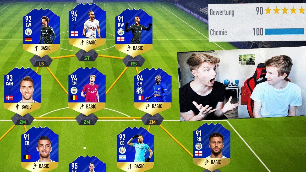 PREMIER LEAGUE TOTS PREDICTION Fut Draft Challenge vs. kleinen BRUDER! ⚽😝 Fifa 18 Ultimate team
