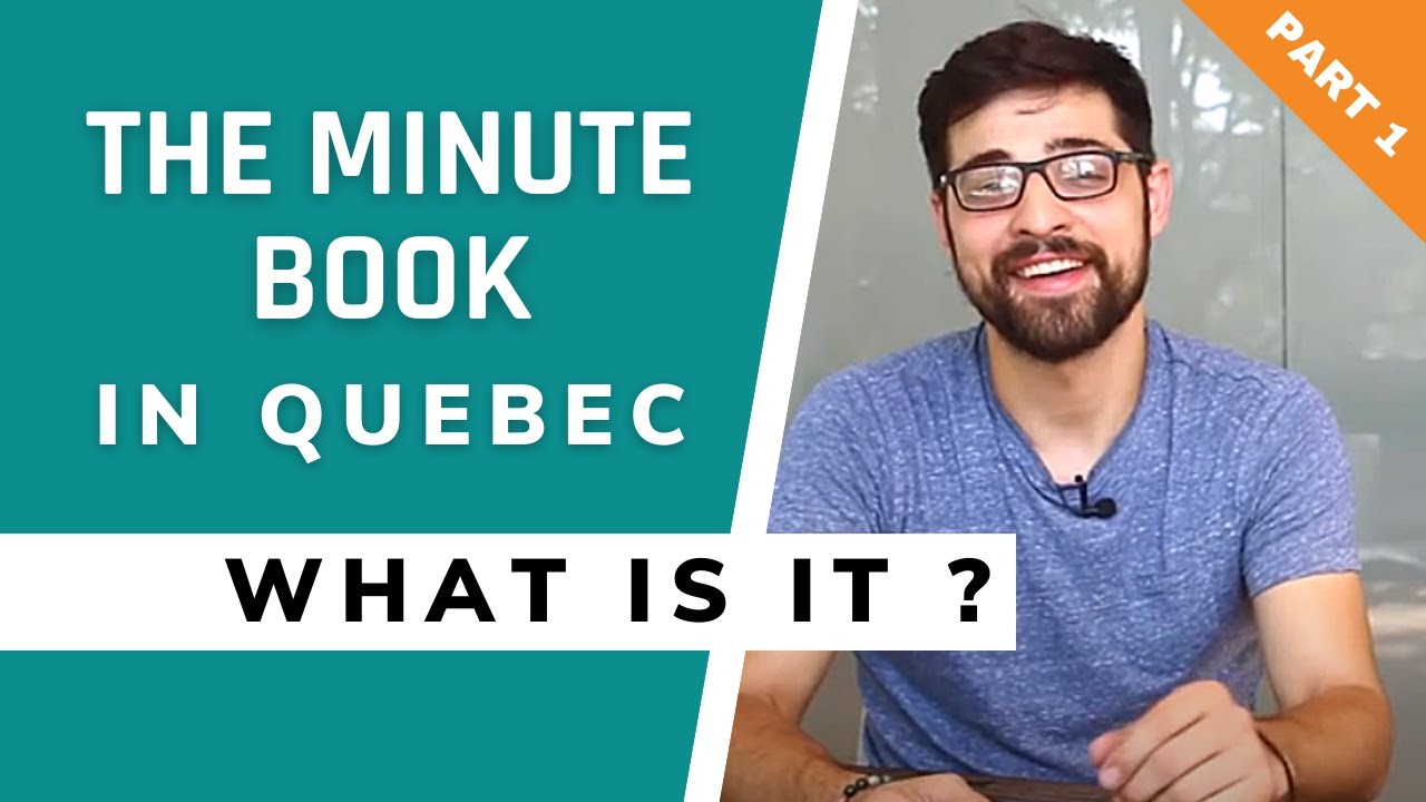 The minute book in Quebec: what is it?