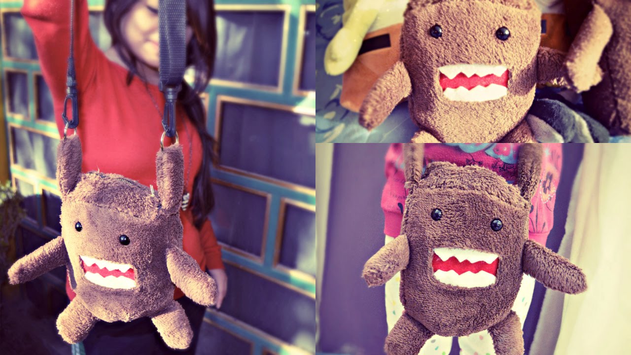 DIY ¡PELUCHE Y BOLSA DE DOMO KUN! 2EN1