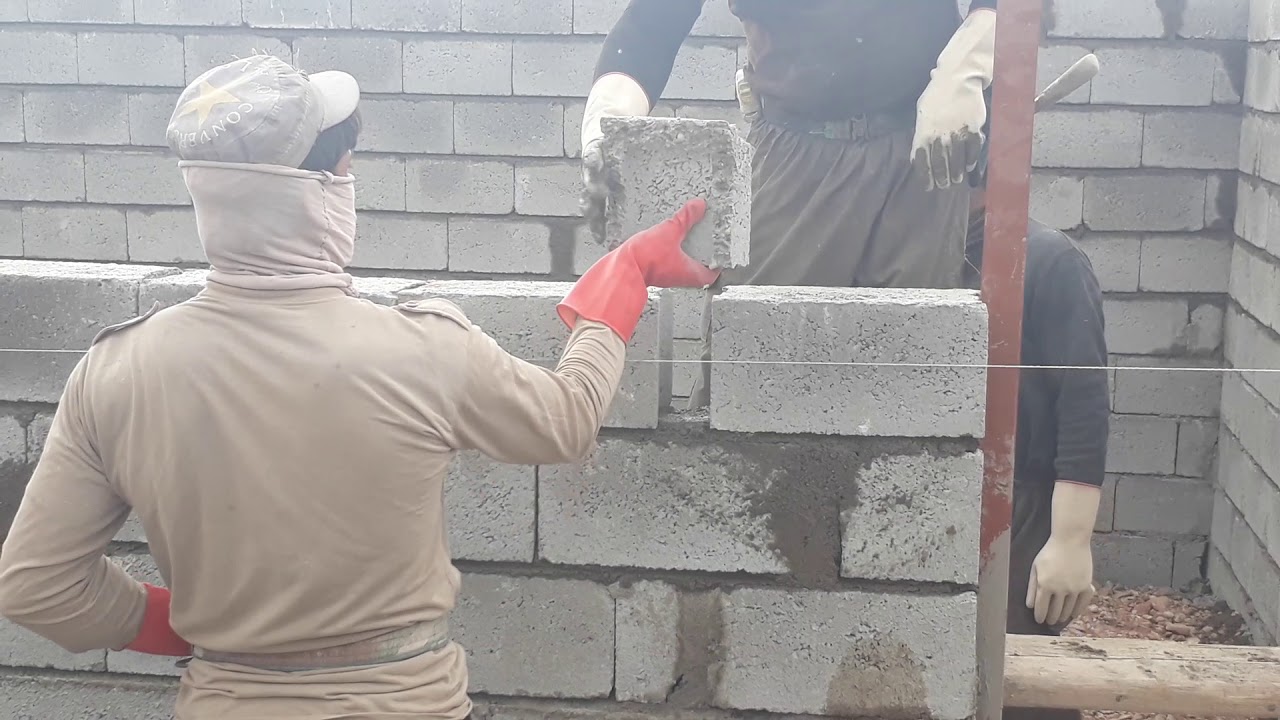 واثق بناء بلوك في مندلي شغل جميل مبدع مندلاويه