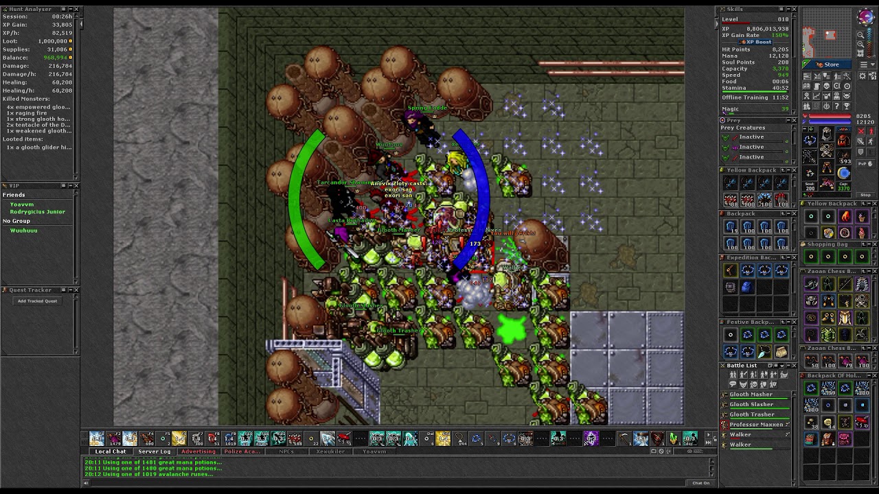 Tibia furia 650 ed 1'shot by energy