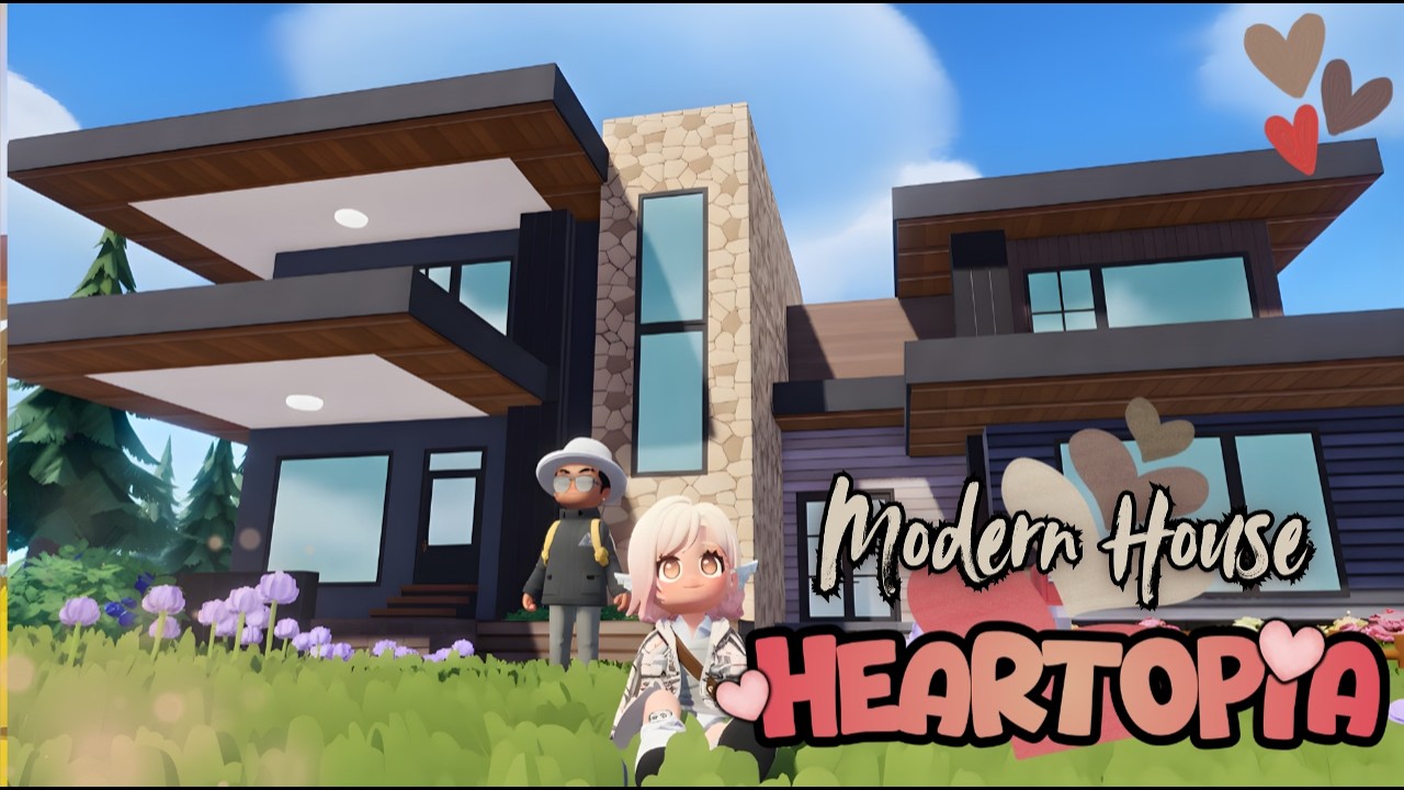 Heartopia | Modern House Build (Unfurnished) 🌿