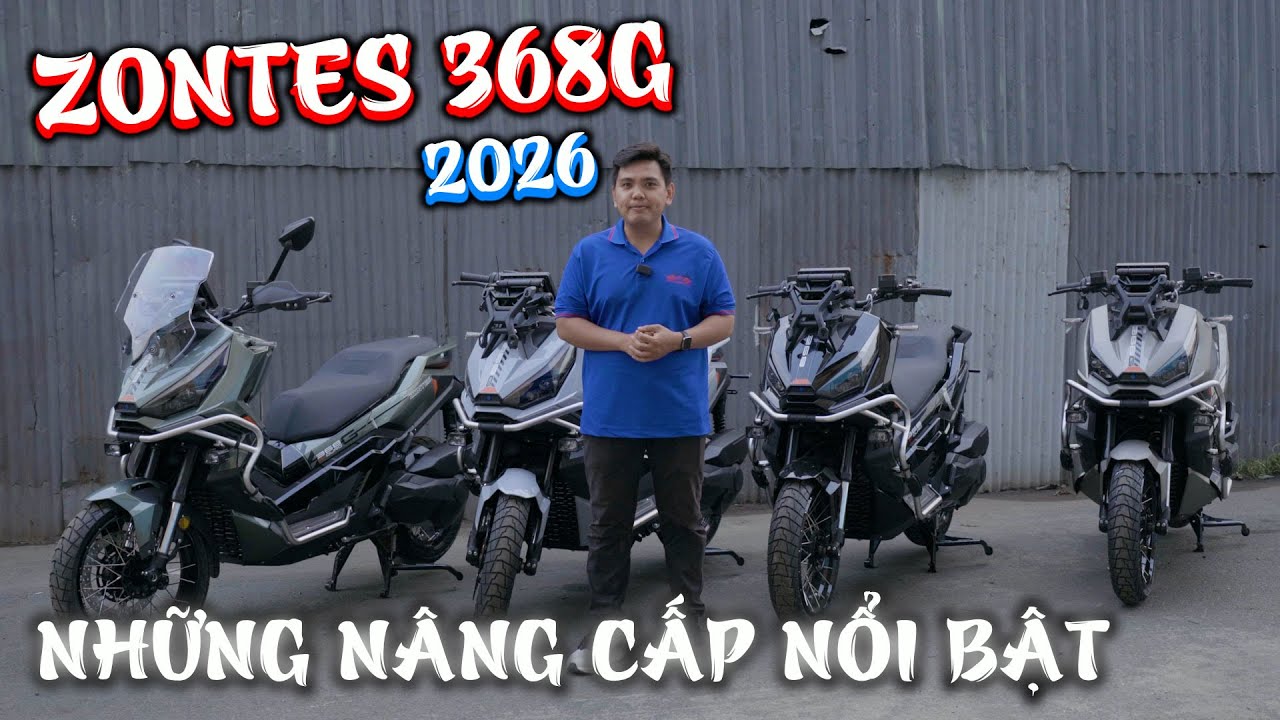 Zontest 368G 2026 đã chính thức có mặt tại Minh Long Motor với những tính năng nổi bật