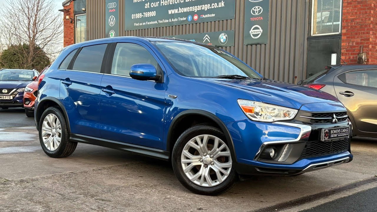 2018 (68) Mitsubishi ASX Juro 1.6 5Dr, цвет Lightening Blue. Пробег 58 тыс. миль. 5 ТО. Подогрев ...