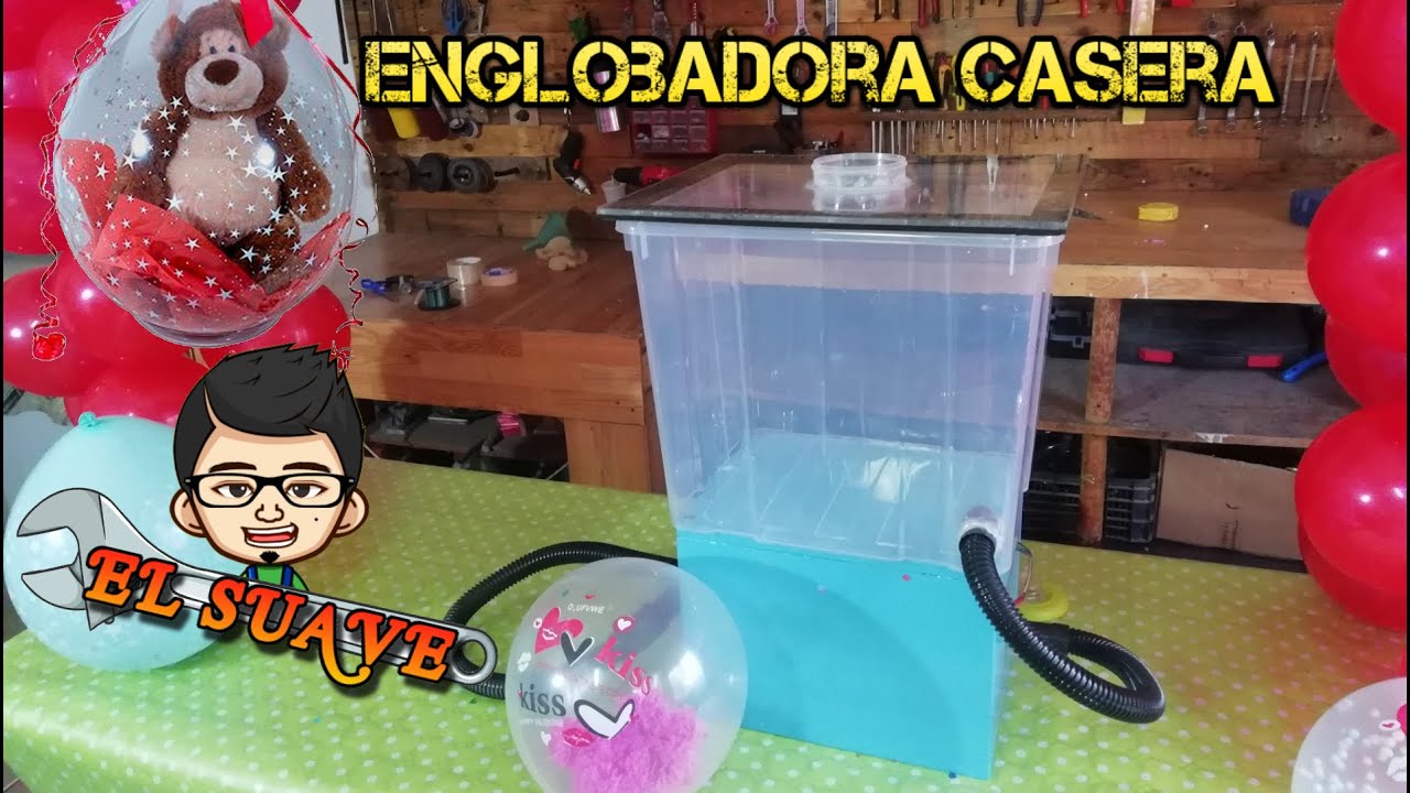 LA MEJOR ENGLOBADORA CASERA  DE PELUCHES