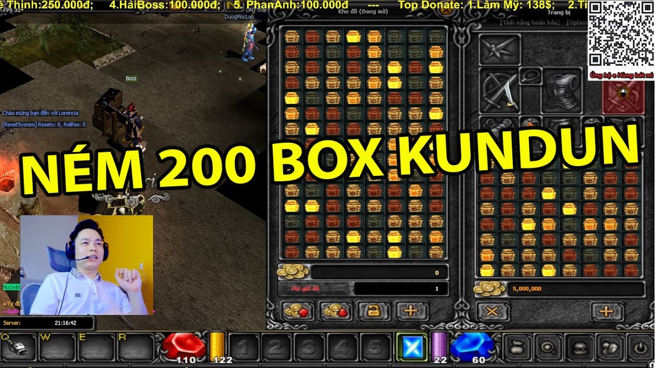 Mu Online Mới Nhất | Ném 200 Box KunDun Ai Ngờ Ra Toàn Siêu Phẩm Kinh Điển  | CongTuHL