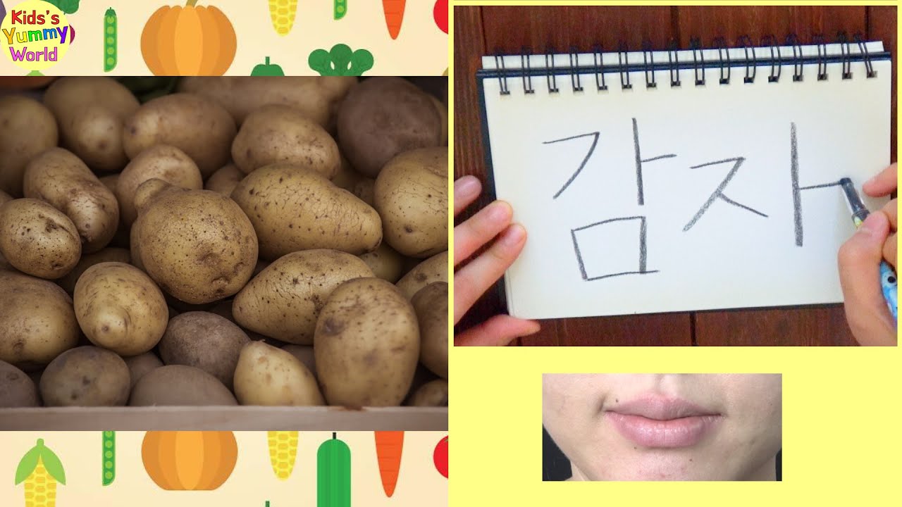 공부해요✍️ 채소 이름 28가지 - 말하기, 쓰기