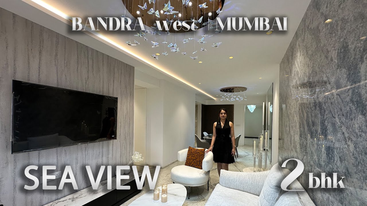 Stunning 2 BHK SEA 🌊 VIEW Apartment in Bandra West, MUMBAI