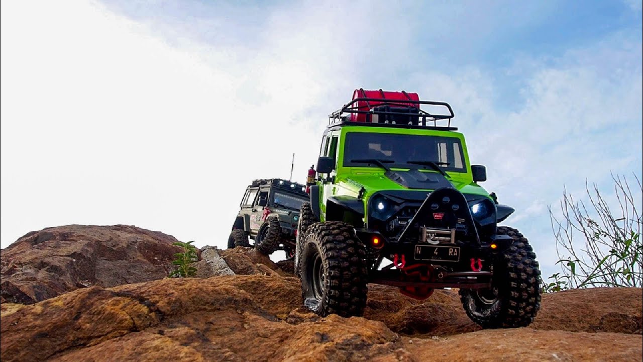 RC Car SCX10 Jeep Rubicon 1/10 Scale | Bukit Batu Trail Park | RC Adventure