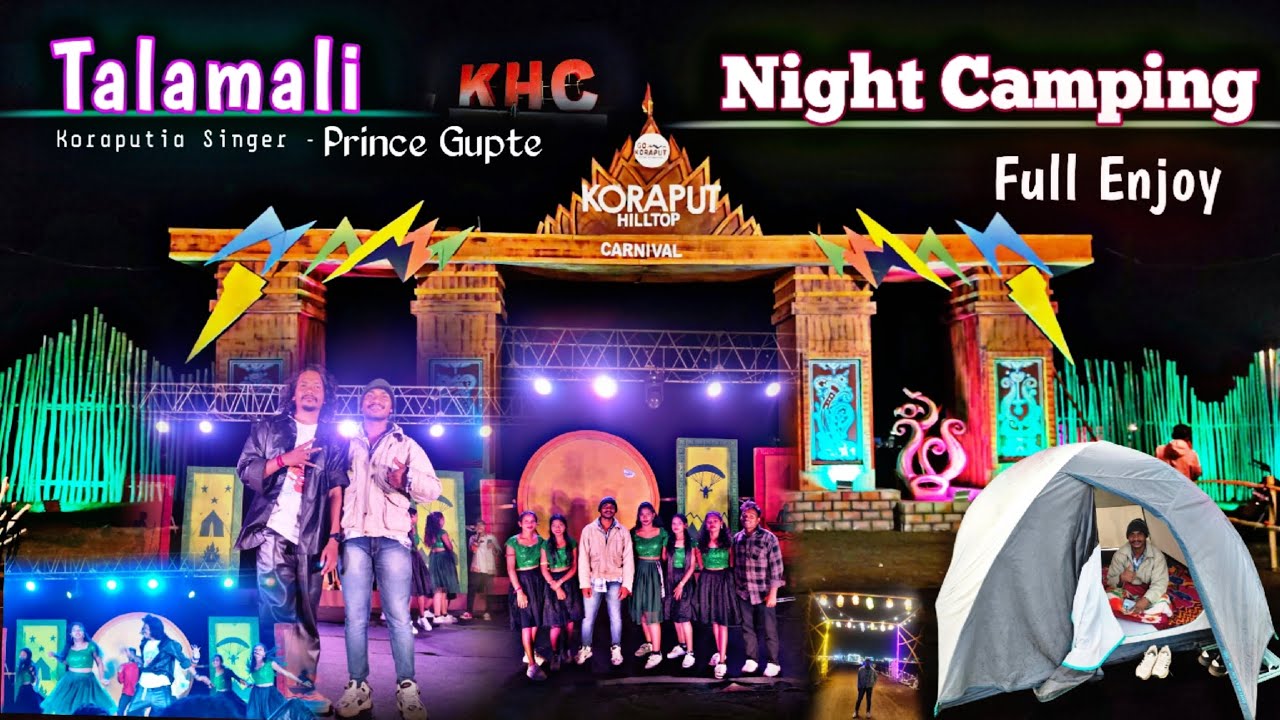 Night Camping With Friends in Talamali | Fun & Adventures Exploring | Camping Story Koraput Hilltop 