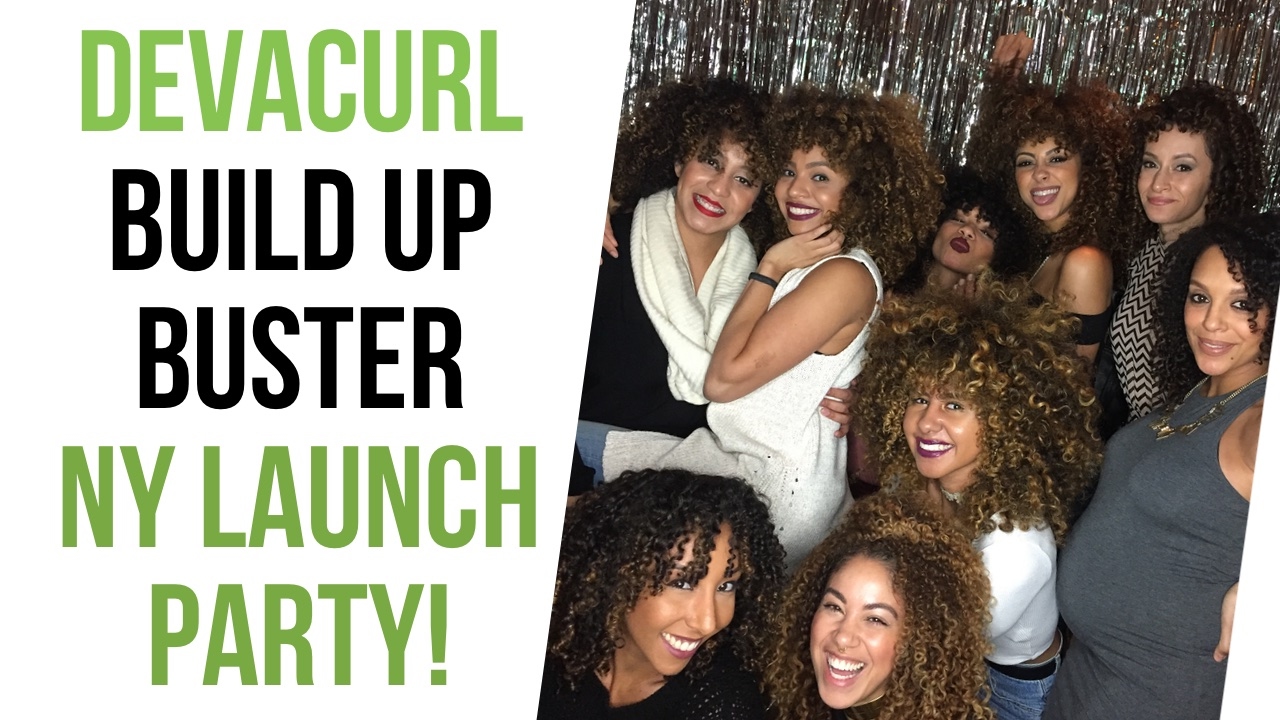 VLOG: DevaCurl Build Up Buster NY Launch Party! | BiancaReneeToday