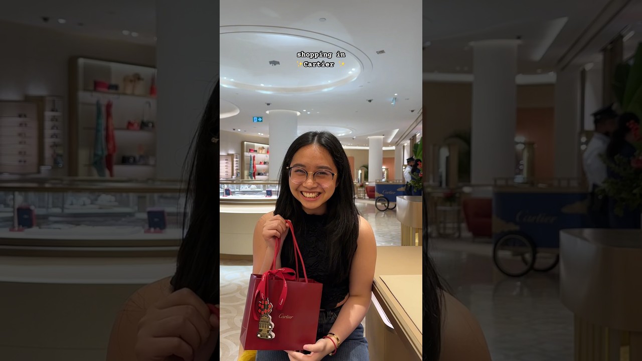 Shopping in Cartier 😍 #shopping #cartier #luxury