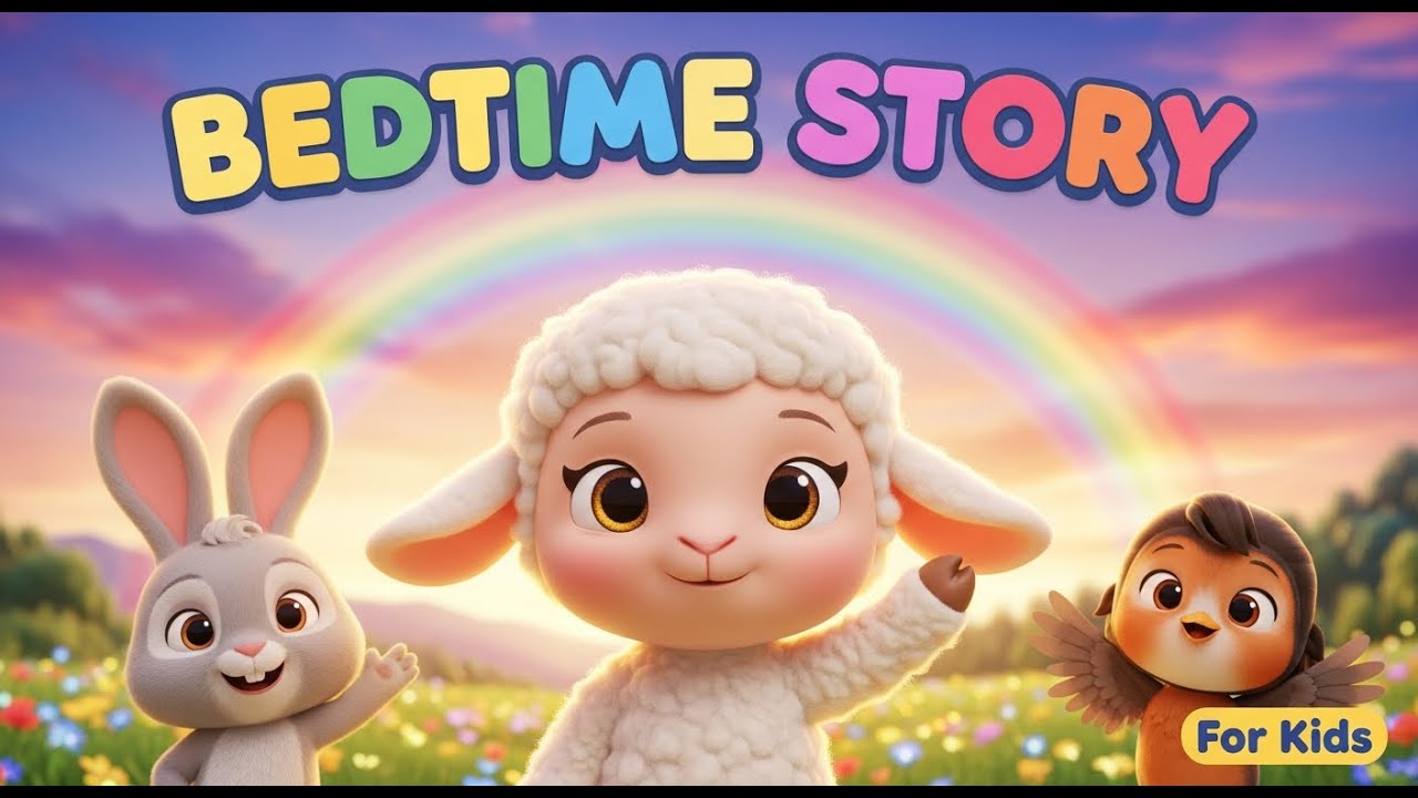 Kids Bedtime Story | Lila the Little Lamb’s Magical Day | Relaxing Story for Sleep