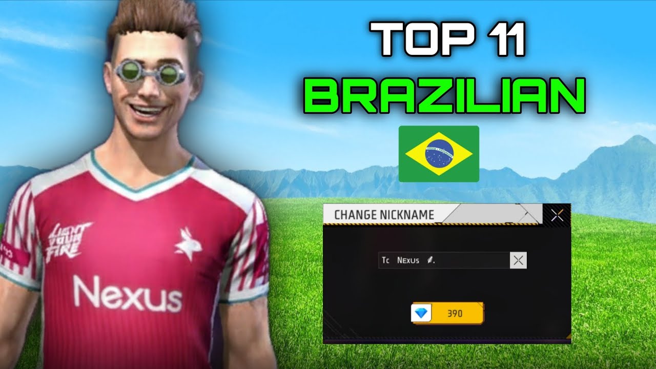 Top 11 Brazil Style Nicknames for Gamers 🇧🇷