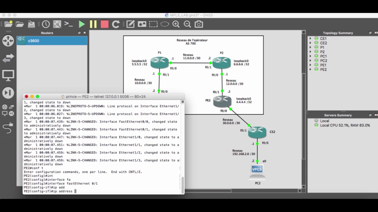 Reseau IP MPLS Part 1/6 - Adressage