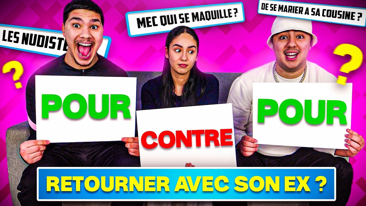 POUR OU CONTRE ? AVEC NOTRE SOEUR ! (on est choqu&eacute; des r&eacute;ponses mdrr)