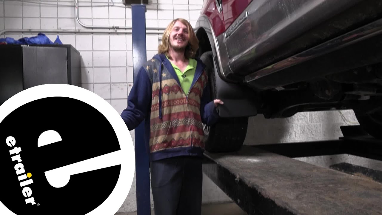 etrailer | Setting up the WeatherTech Mud Flaps on a 2019 Ford F-350 Super Duty