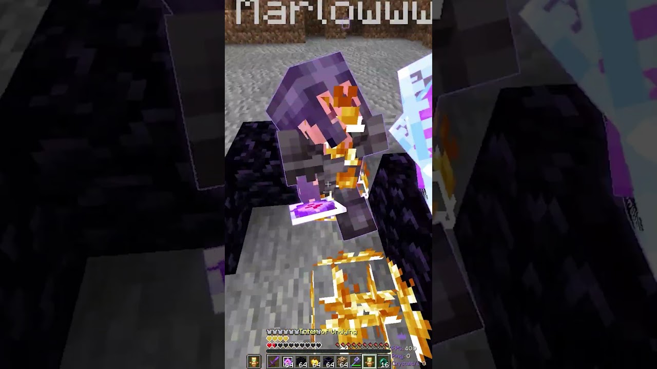 I killed MARLOW, the best crystal pvper EVER!? #hack #crystalpvp #minecraft #cpvp #pvp #donutsmp