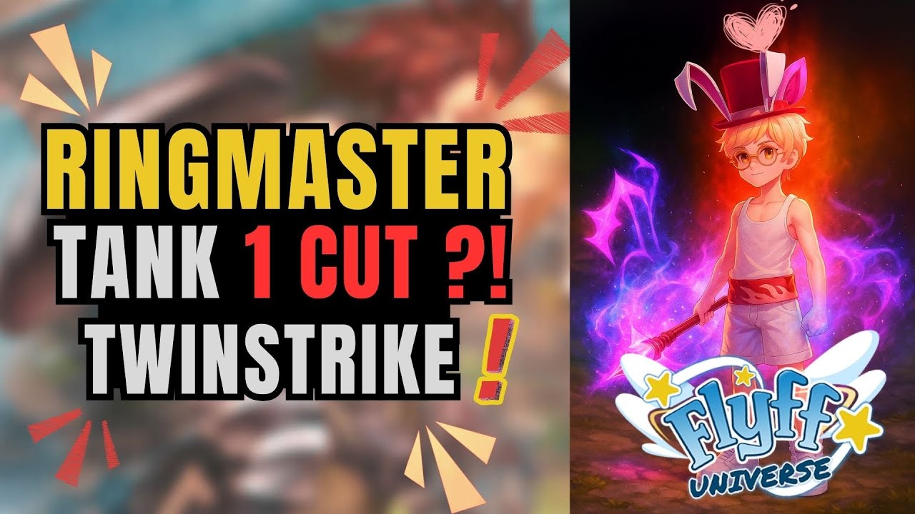 Ringmaster TANK 1 CUT???!!!😱 Twinstrike Cobra - Wilds Dungeon | Flyff Universe