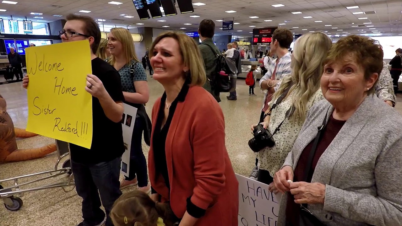 Sister Redford LDS Missionary Homecoming