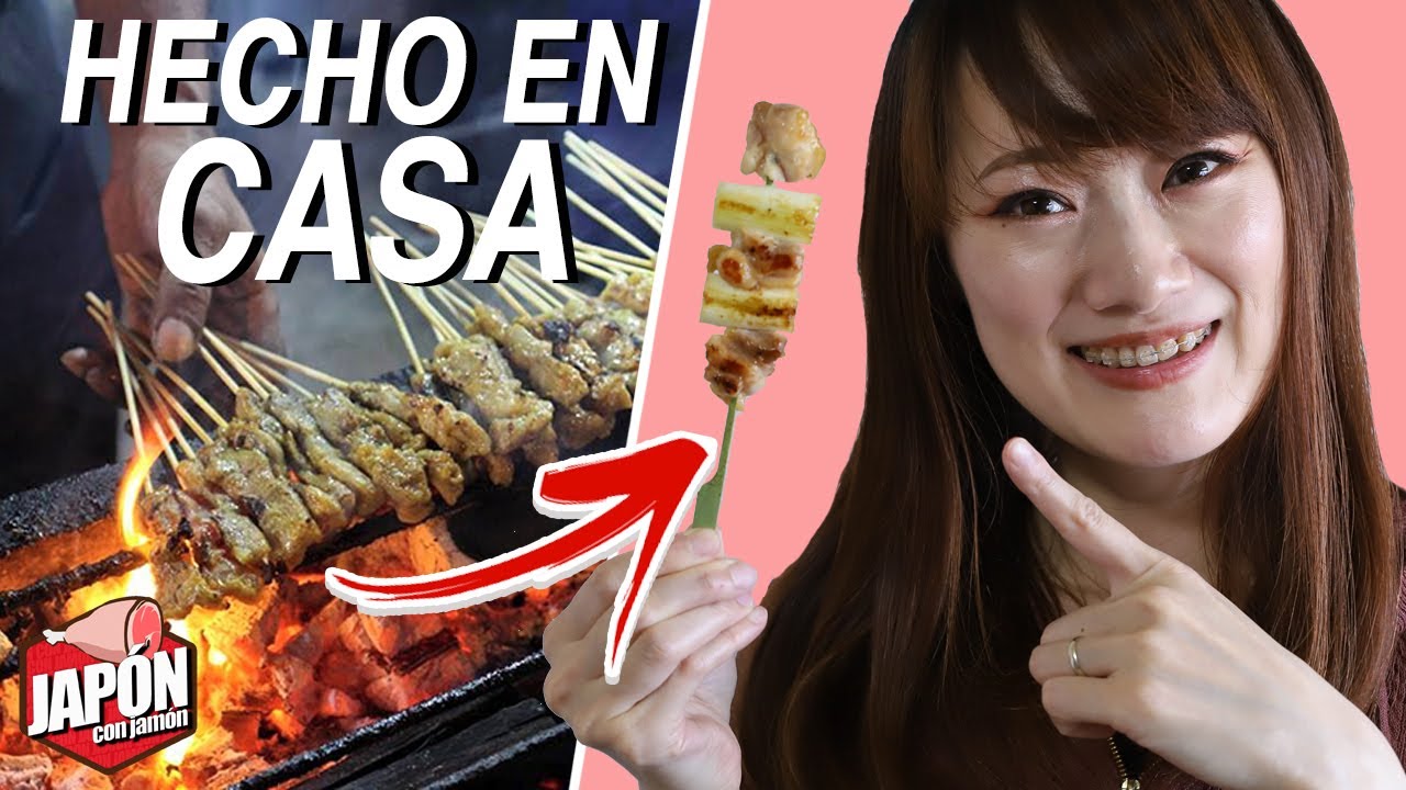 Cómo preparar COMIDA CALLEJERA JAPONESA en casa (Yakitori)