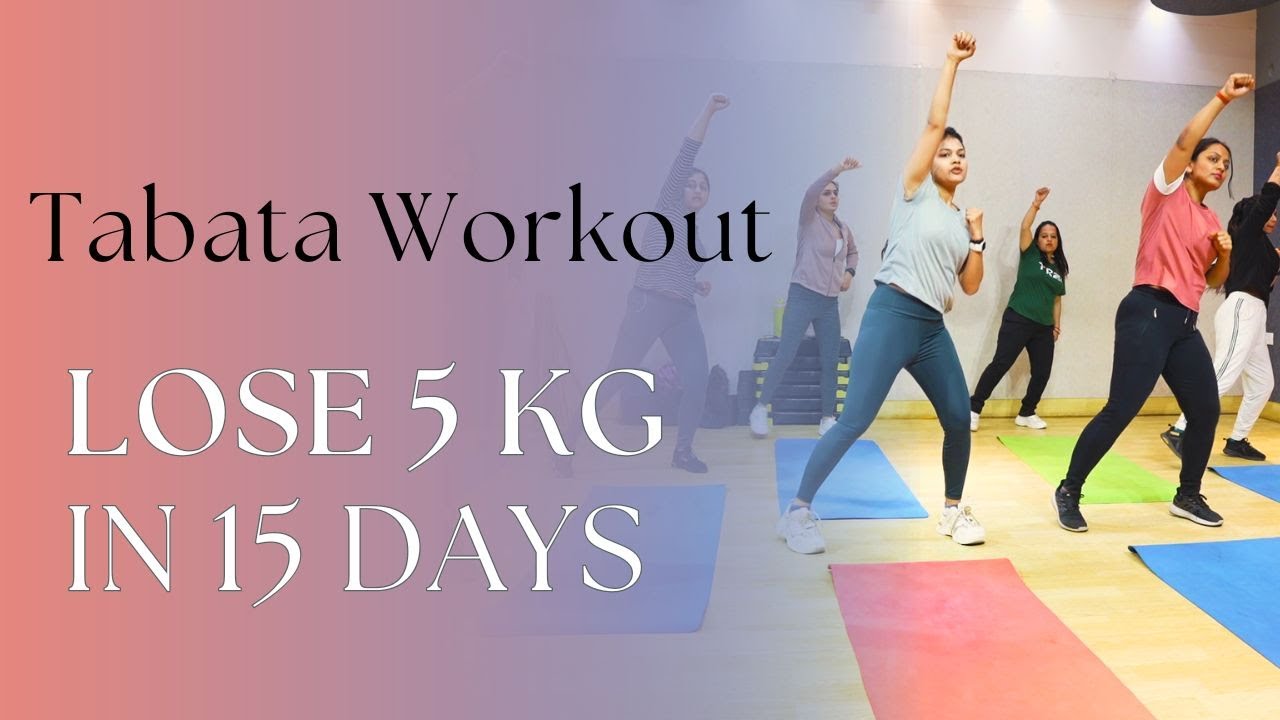 Lose 5kg in 15 Days | 25 Minute Tabata Workout | Home Workout Part 1
