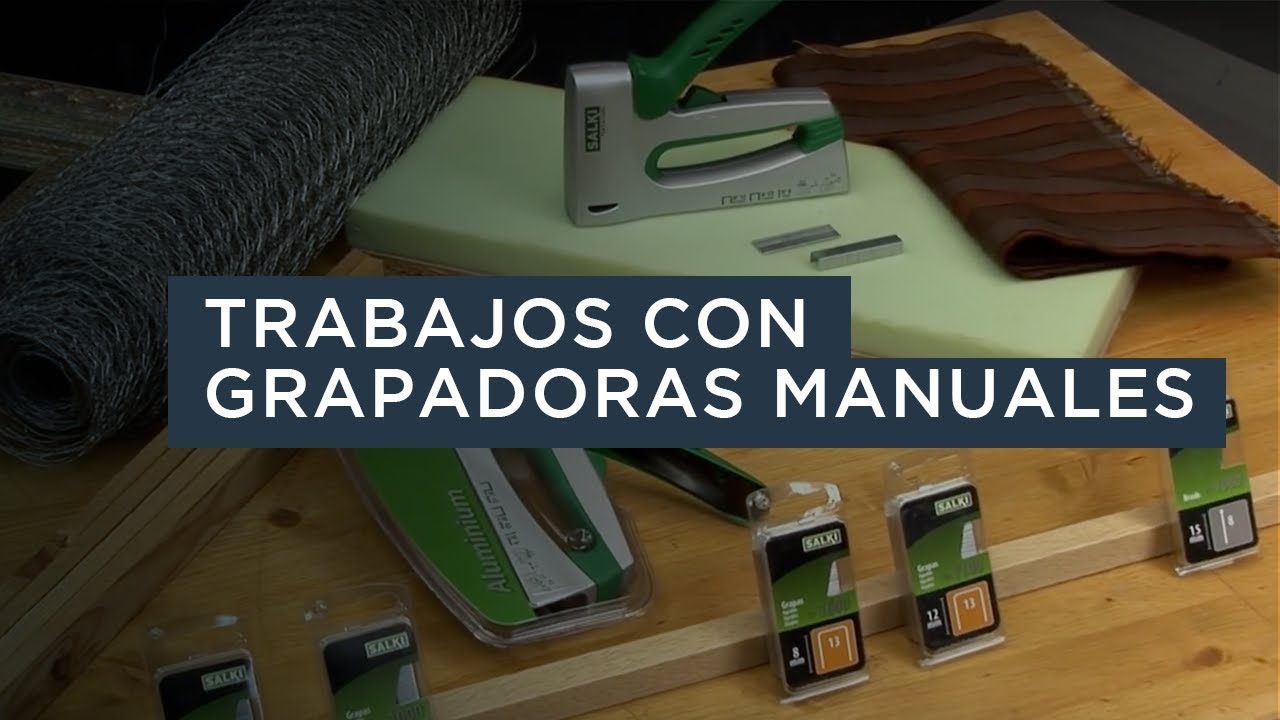 Trabajos con grapadoras manuales - Salki