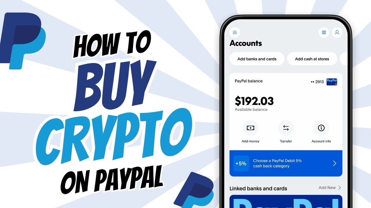 How to Buy Crypto on PayPal App (2026) - BTC, ETH & MORE!