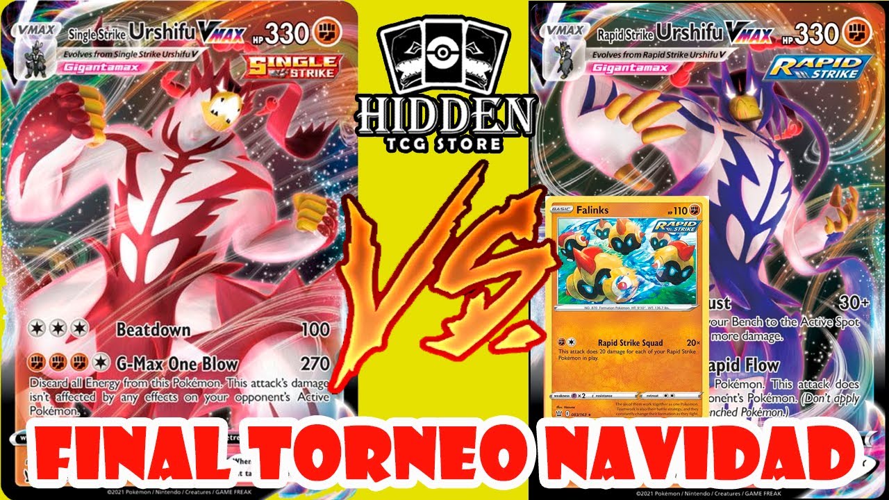 Final Torneo Navidad Pokemon Single Strike Urshifu - Rapid Strike Falinks? (Hidden TCG Store)