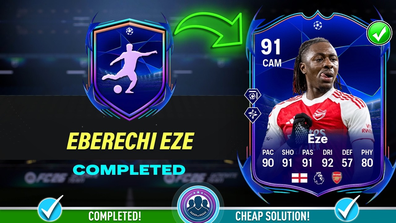 91 RTTF Eberechi Eze SBC Solution &mdash; дешевое решение и советы &mdash; FC 26