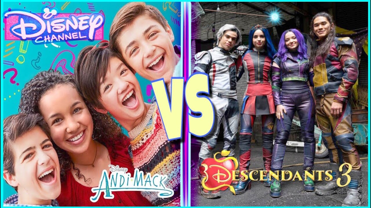 Descendants 3 VS Andi Mack Musical.ly | Top Disney Stars NEW Musically