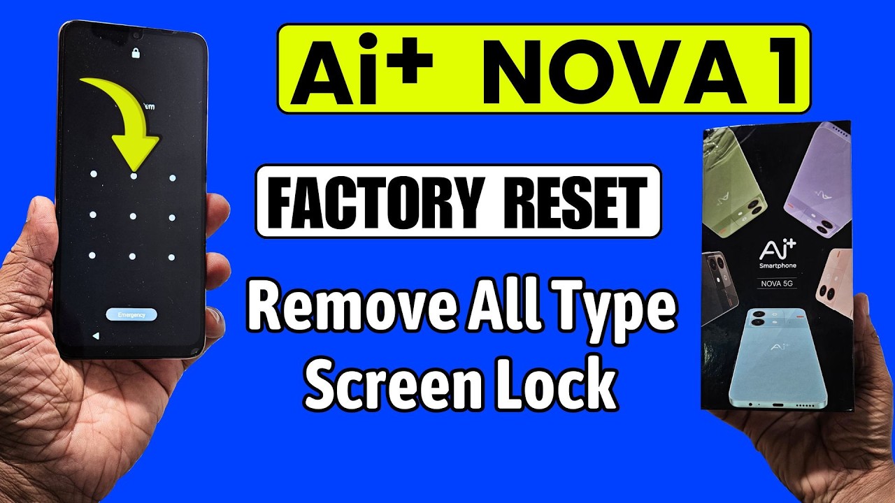 Ai Plus Nova Forget Screen Lock / How to unlock AI+ Nova 1 👉 Without Pc