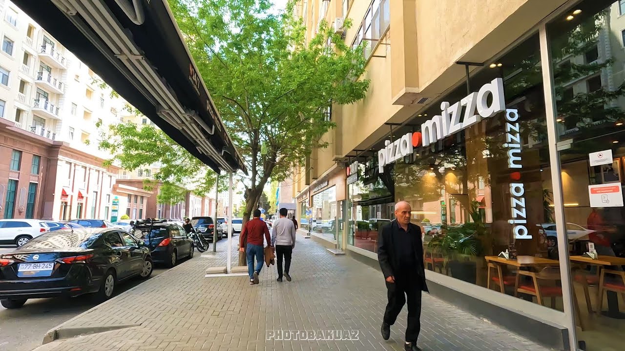 [4K]  Walking in Baku / Zahid Xəlilov Küçəsi/ Yasamal