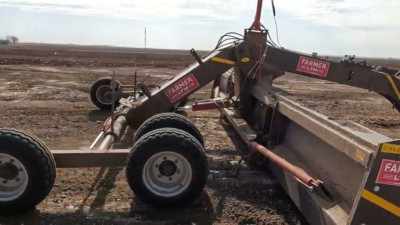 Lazerli tesviye arsa düzlemesi farmer ziraat