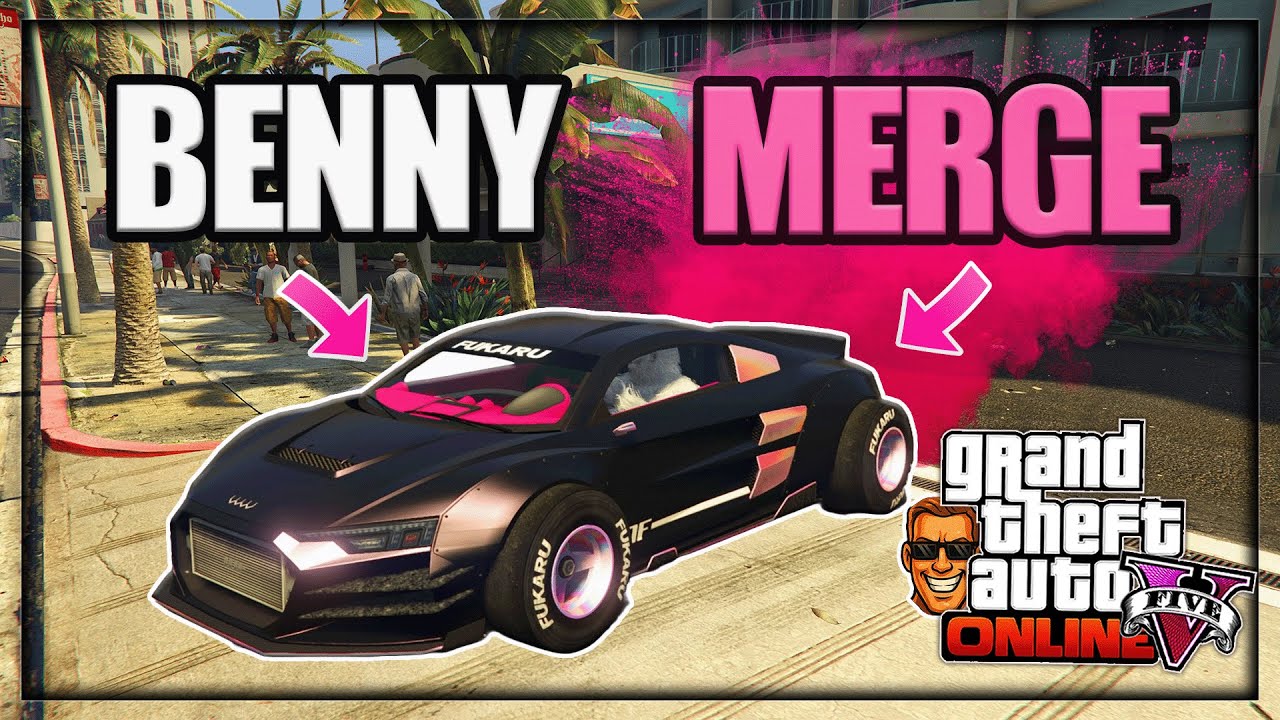 GTA 5 Online - Car To Car BENNY/F1 Merge! CUSTOMISE Your Own MODDED Vehicle (1.70)