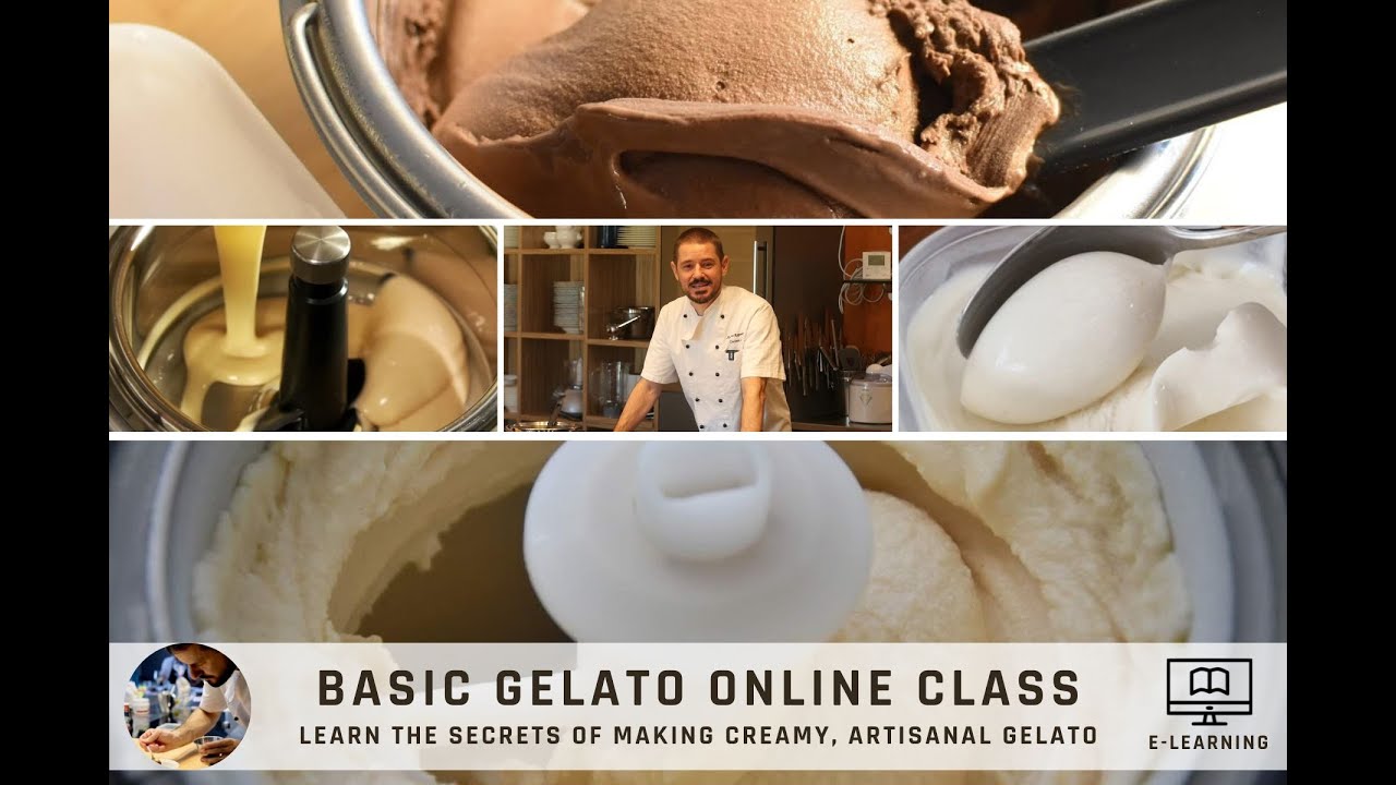 New Gelato Basics Online Class by CucinaLi
