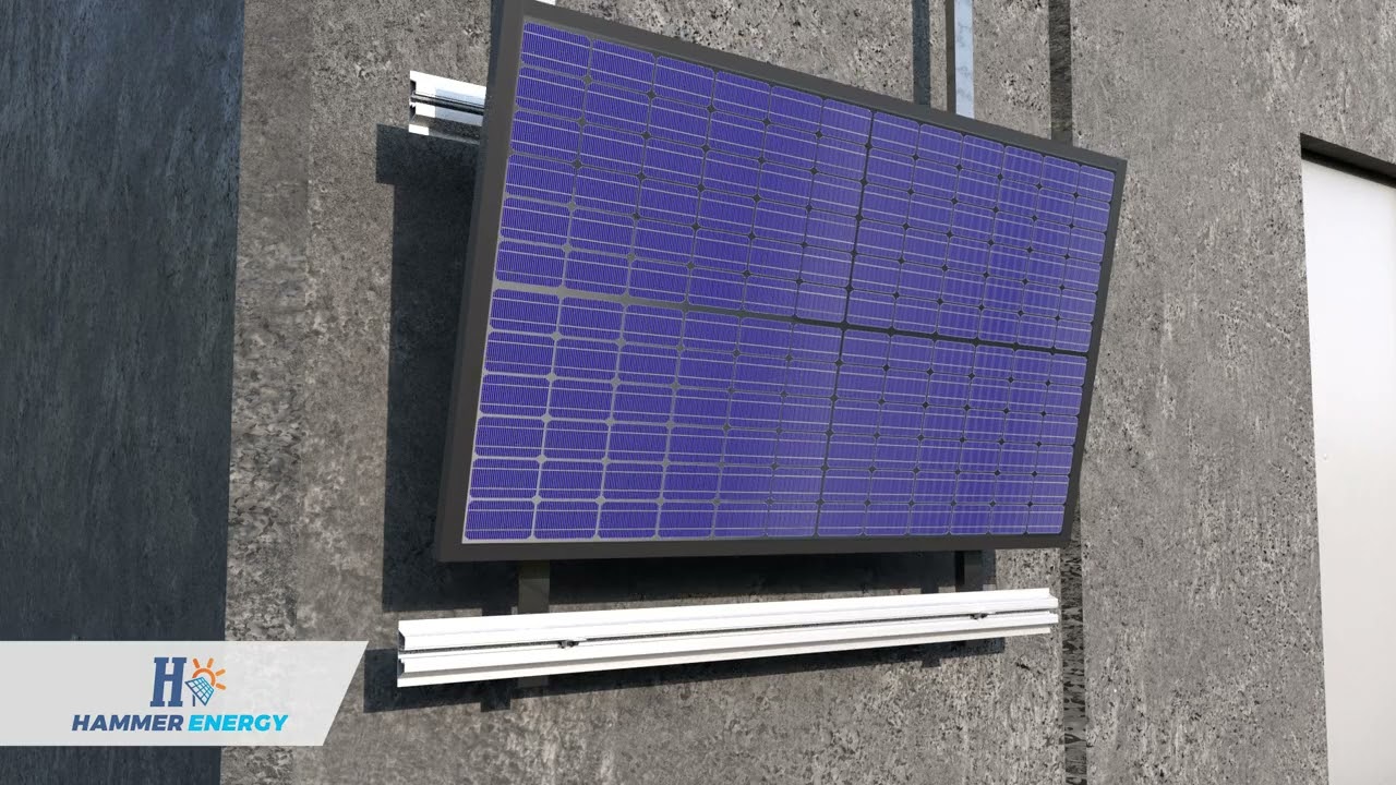 Hammer Energy - Sistema di struttura per fotovoltaico in facciata