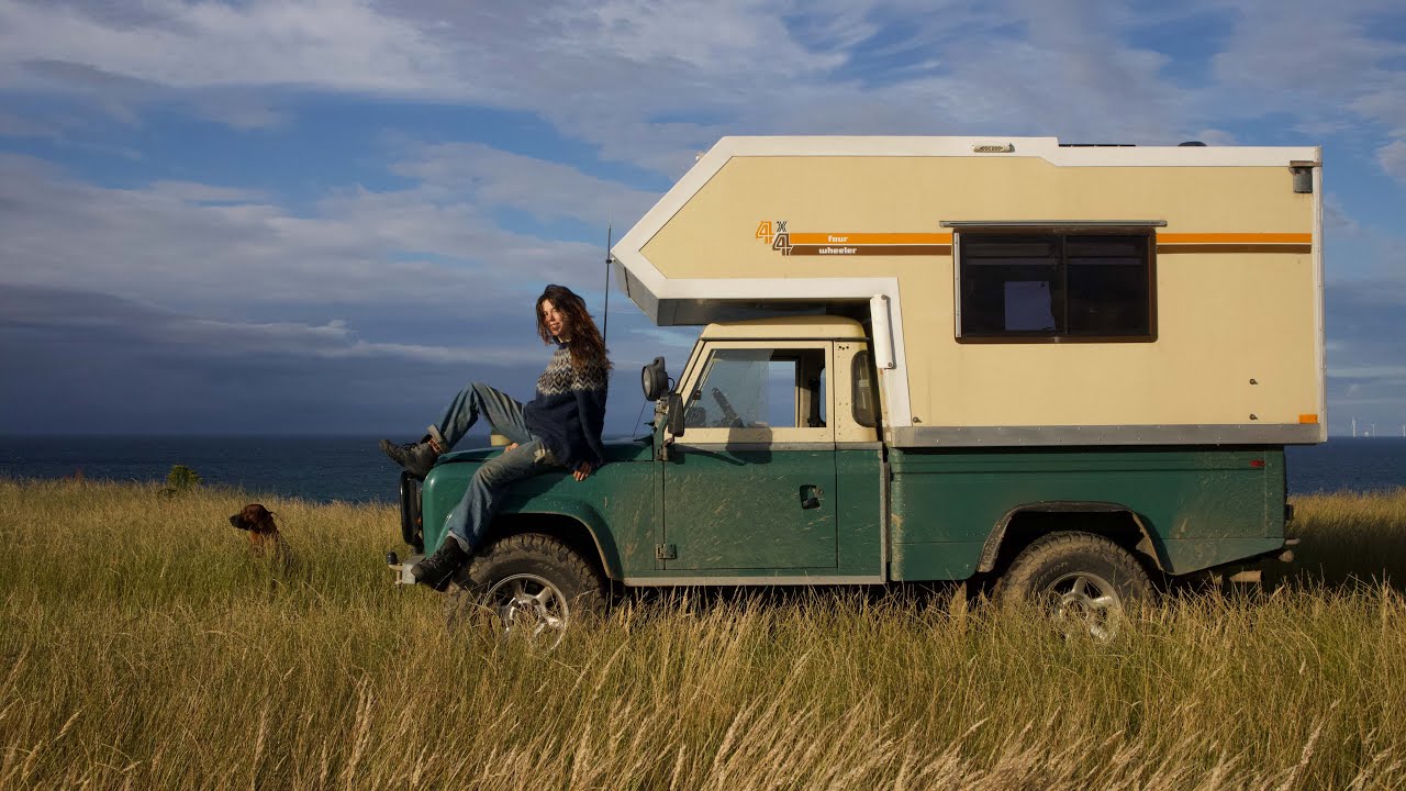 Wild camping with my Land Rover & dog