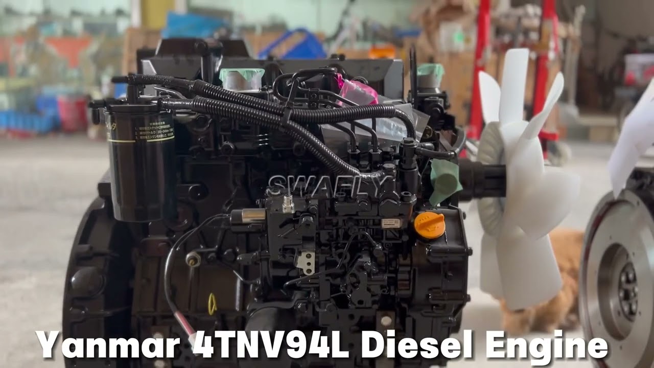 Yanmar 4TNV94L Engine #yanmar #4tnv94 #constructionequipment #dieselengine #engine