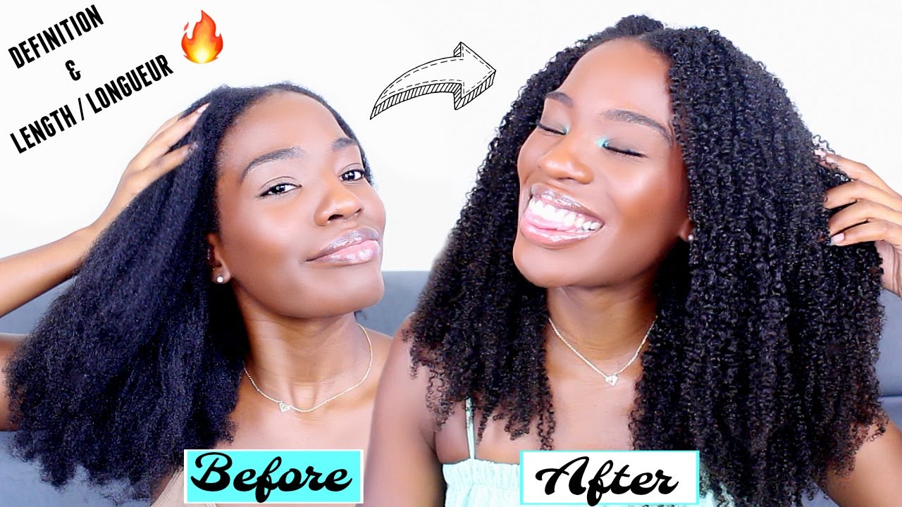 Wash N' Go & Longueur de folie ft Betterlength ⎟Insane definition & more length on 4C hair